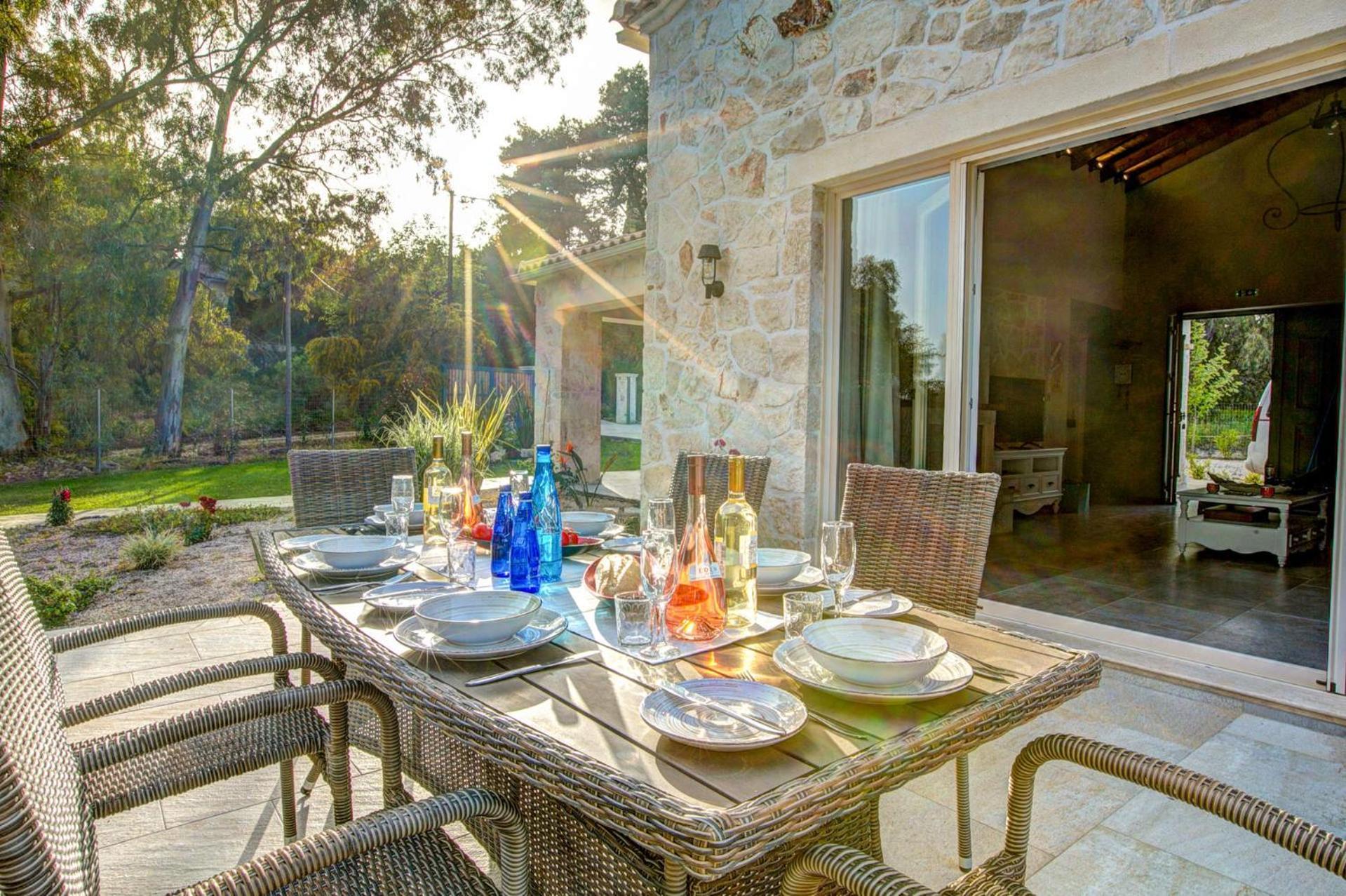 Astarte Villas - Laalu Private Villa With Pool Koukounariá 외부 사진